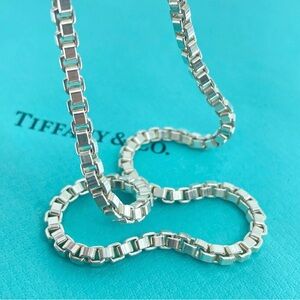 NEVER WORN Tiffany & Co. Venetian Link Necklace - 925 Sterling Silver